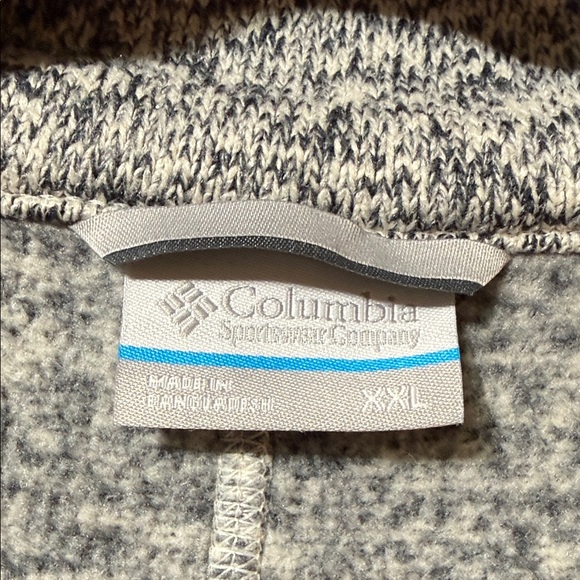 Columbia Gray and White Women's Sweatshirt - Picture 2 of 8